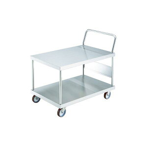 トラスコ TRUSCO オレンジブック 業務用 オールステンレス台車 片袖2段タイプ AS-12-100NU 856-4157