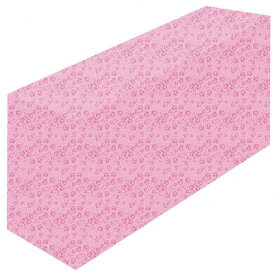 テーブルカバー 花柄ピンク サイズ:W1800×H700×D450 (61487) イベント用品 商談会・採用就活ブース用品 テーブルカバー・テーブルクロス