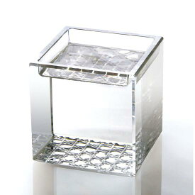 クリスタルキューブ スクエアホール(W26302) 小鉢 ガラス小鉢
