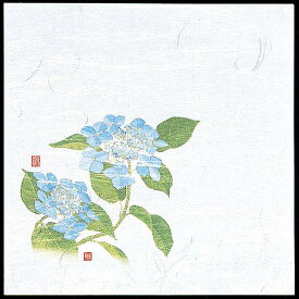 4寸OP懐石敷紙 (100枚入) 紫陽花(W65114) 敷紙・掛紙 料理直置き用敷紙