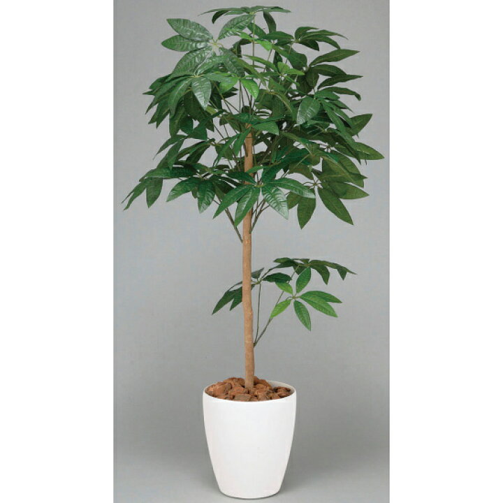 楽天市場】光触媒 人工観葉植物 造花 パキラトピアリー 1.2 (高さ120cm 