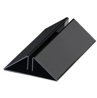 PETパネルスタンド ブラック 販促用品 カード立て・カードスタンド 差し込み式 ※法人様限定（個人宅配送…