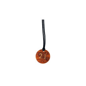 クローク札 CP-62(紐付) べっ甲 11～20 ※10枚セット 店舗用品 レジ周り備品 クロークチケット・クローク札