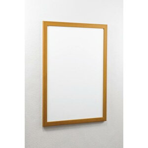 ポスターパネル334 A0 屋内用 4辺開きタテヨコ兼用 カラー:木目 (334-WD-A0) ポスターフレーム A0サイズ