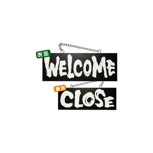 ubNؐTC () (3981) WELCOME/CLOSE ̑pi XOEX|bv cƒEŔ TCY(W150×H400mm)