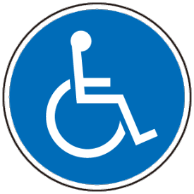 楽天市場 車椅子マーク 標識の通販