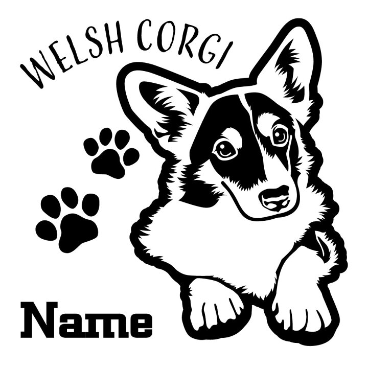最大59 オフ ペットステッカー Welsh Corgi In Car ウェルシュ コーギー ドッグインカー 車 ペット 愛犬 Dog イラスト 全25犬種 Pet087 Gs ステッカー グッズ Qdtek Vn