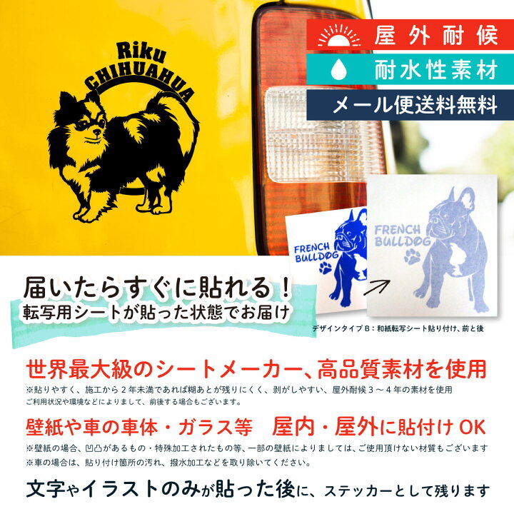 国内最安値 チワワ ステッカー カッティングステッカー 顔ロング Shipsctc Org