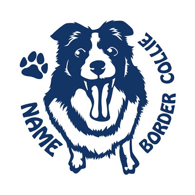 楽天市場 ボーダーコリー 車 ステッカー 犬 かわいい ボーダーコリーステッカー かっこいい 可愛い Dog ドッグ イヌ いぬ シール プレゼント 記念 贈り物 2 カッティングシート デザイン工房 オリジナルグッズ デザイン工房 文字 ステッカー