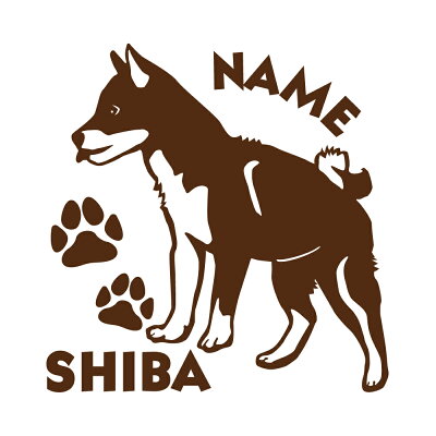 楽天市場 車 ステッカー 犬 柴犬 柴 シバ犬 かわいい かっこいい シバケン 素敵な Dog ドッグ イヌ いぬ シール オリジナルデザイン プレゼント 記念 贈り物 3 カッティングシート デザイン工房 オリジナルグッズ デザイン工房 文字 ステッカー