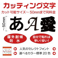 カッティングシート 文字 切文字 5cm以下 ステッカー カッティング文字 シール 防水 屋外仕様 価格 価格…