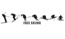【送料無料】 フリースキー　トリックステッカー　4　FREE SKI　スキー　ステッカー