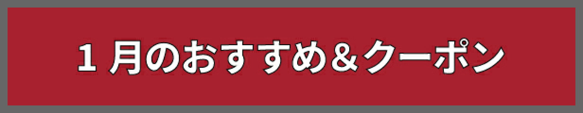 今月のお得なクーポン