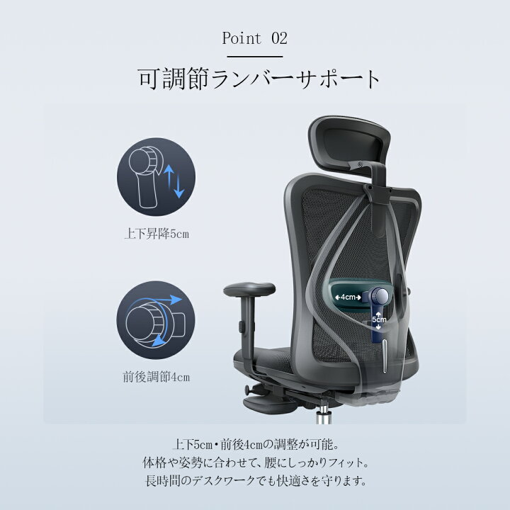 楽天市場】【フットレスト仕様】SIHOO M18 オフィスチェア 肘掛け 人間 