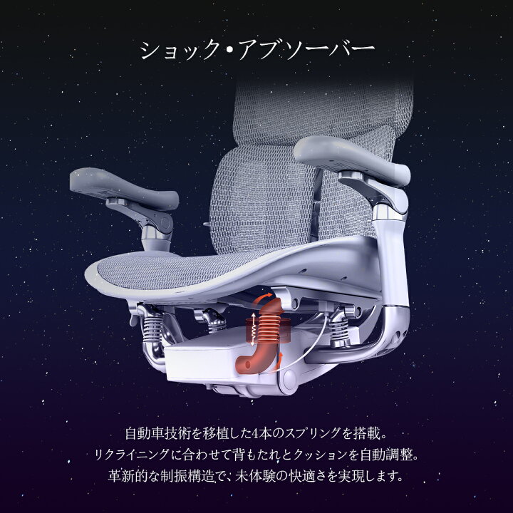 楽天市場】【未体験の浮遊感】SIHOO DORO C500 オフィスチェア 反重力 