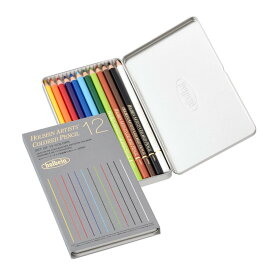 【ホルベイン】　アーチスト色鉛筆12色セット　ベーシックトーン基本色　新メタルケース入り OP901　【メール便限定価格/1回のご注文につき2個まで】