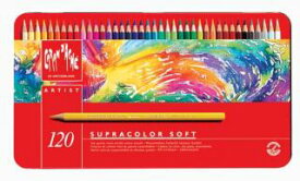 【取寄品】【カランダッシュ】水性色鉛筆スプラカラー120色セット　CARAND'ACHE 水彩色鉛筆