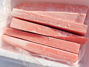 送料無料本マグロ中トロ 1kg(約5冊・養殖クロマグロ・皮付) 刺身用 業務用