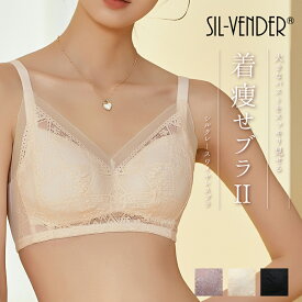 ブラジャー シルク ワイヤレス ブラ メール便送料無料 レース セット ショーツ 別売 小さく見せる 小さく見せるブラ 胸 ノンワイヤー 着痩せ 大きいサイズ XL 2L XXL 3L Eカップ Fカップ ブラック ホワイト 黒 可愛い シルクブラ ナイトブラ sbr2315【楽天月間優良ショップ】