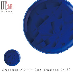 �yInfinity Gradation �v���[�g�iM�j Diamond�i�����j�z19cm ���� �L�c�Ă� �����M �Ă��� ���{�� �����W�E�H��@�Ή� �a�H�� �m�H�� �f�B�i�[ �����H�� �G���X�^�C�� M.STYLE�y�~���U�L�H��z�ySilent-