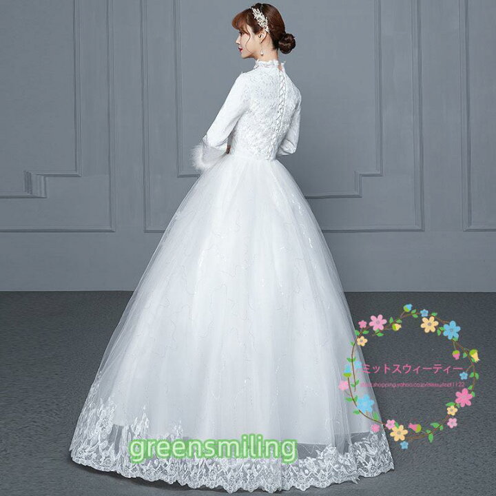 楽天市場】ウェディングドレス 白 レース 安い 結婚式 花嫁 二次会 