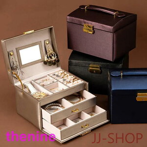 ジュエリーボックス アクセサリーケース アクセサリー収納 コンパクト ピアス ネックレス 指輪 保管 携帯 小物入れ 可愛い 旅行 大容量 宝石箱