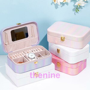 ジュエリーボックス アクセサリーケース アクセサリー収納 コンパクト ピアス ネックレス 指輪 保管 携帯 小物入れ 可愛い 旅行 大容量 宝石箱