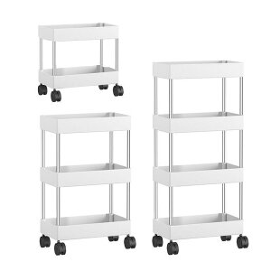 キッチンワゴン ラック 収納カート バスケット キャスター付き ハンドル付き 2段3段4段5段 キッチンカウンター インテリア 収納 小物 雑貨 台所 新生活