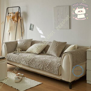 北欧 ソファー カバー ふわふわ 春夏秋冬用 ソファーカバー 一人掛け用 秋冬 かけ布 シンプル ベージュ マルチカバー 3人掛け 肘なし あったか フランネル生地