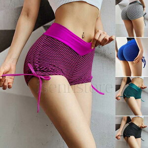 フィットネス ヨガウェア ショートパンツ レディース ボトムス 美尻 ハイウエスト タイツ ホットパンツ 短パン トレーニングウェア ジム スポーツ ランニング