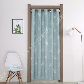 間仕切りカーテン のれん ロング 夏 断熱 冬 防寒 ドアカーテン おしゃれ 部屋 仕切り 遮光 脱衣所 目隠し カーテン 遮像 つっぱりカーテン ハトメ 植物 星柄