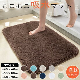 バスマット もふもふ お風呂 マット 玄関マット 滑り止め 北欧風 ラグマット 滑らない ドアマット 洗える トイレ 洗面所 エントランス 速乾 抗菌 無地 屋内 お洒落 ふわふわ 家庭用 室内