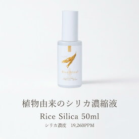 【公式】ライスシリカ 50ml rice silica 濃縮 シリカ 植物性シリカ 飲用 ケイ素 ケイソ 珪素 原液 シリカ原液 シリカ水 ボタニカルシリカ ボタニカルケイ素 シリカのある生活