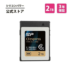 VRp[ cfexpress type b 2tb CFexpress Type BJ[h 2TB ǂݎő1,800MB/s Œ᎝820MB/s SP002TBCFEB21V10