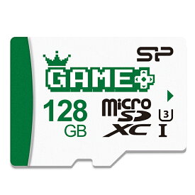 シリコンパワー 128GB SDXC microSD カード ゲーミング向け【Nintendo Switch 動作確認済】UHS-1 U3 V30 最大読込80MB/s SP128GBSTXDV3V1NAC
