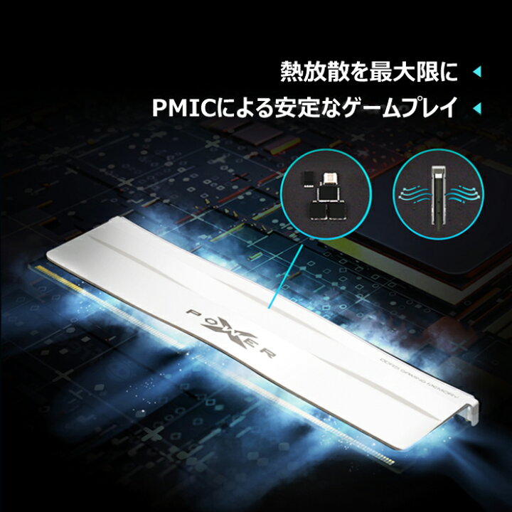 楽天市場】シリコンパワー ddr5 デスクトップ メモリ ゲーミング DDR5 