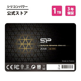 シリコンパワー SSD 1TB 3D NAND採用 SATA3 6Gbps 2.5インチ 7mm ブーストSATA III sata A58 1テラ 1T パソコン 高速 化 データ転送 高速 耐衝撃 大容量 耐久性 ssd内蔵 内蔵型ssd ssd ノートパソコン用 ノートpc SLCキャッシュパフォーマンス SP001TBSS3A58A25