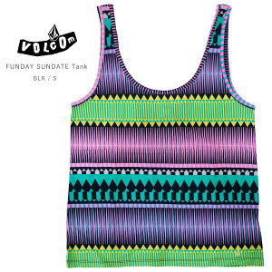 VOLCOM �{���R�� �^���N�g�b�v ���f�B�[�X VOLCOM GIRLS ���f�B�[�X �K�[���Y �^���N�g�b�v �}���`�J���[ �J���t�� BLK S �l�R�|�X