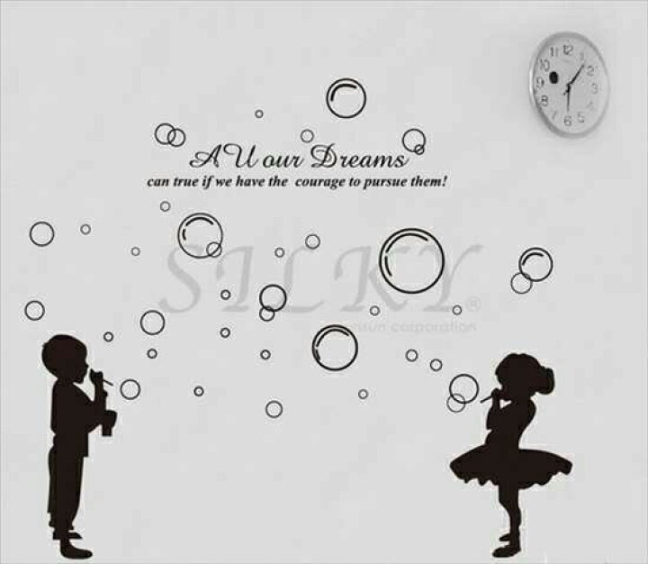 楽天市場 シャボン玉 ウォールステッカー ウォール ステッカー シール 北欧 自然 はがせる 壁紙 子供にも安心 シルキー インテリア ベビー