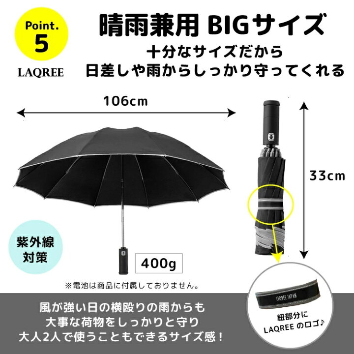 折りたたみ傘 自動開閉 Uv日焼け対策 Ledライト付き 最大50 Offクーポン