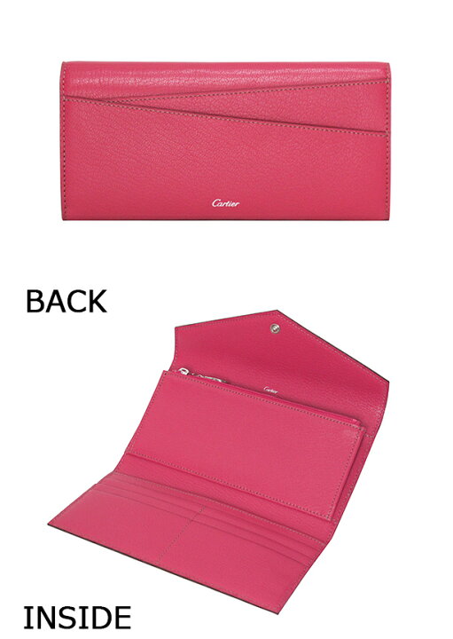 楽天市場】Cartier 長財布 レディースピンク（FUCHSIA） コレクション  