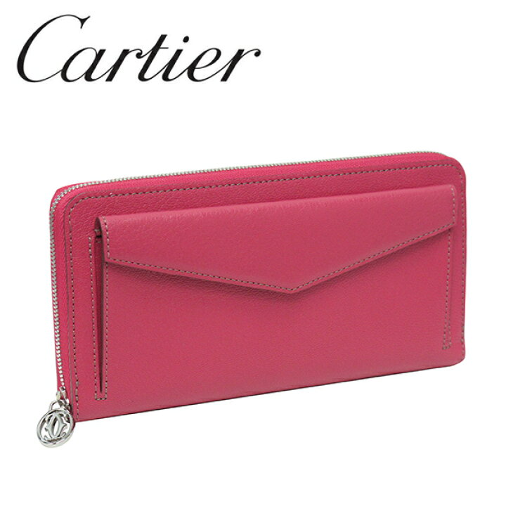 楽天市場】Cartier 長財布 レディース ピンク(フューシャ  
