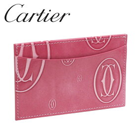 カルティエ Cartier カードケース/パスケース Newピンク ハッピーバースデー L3001477