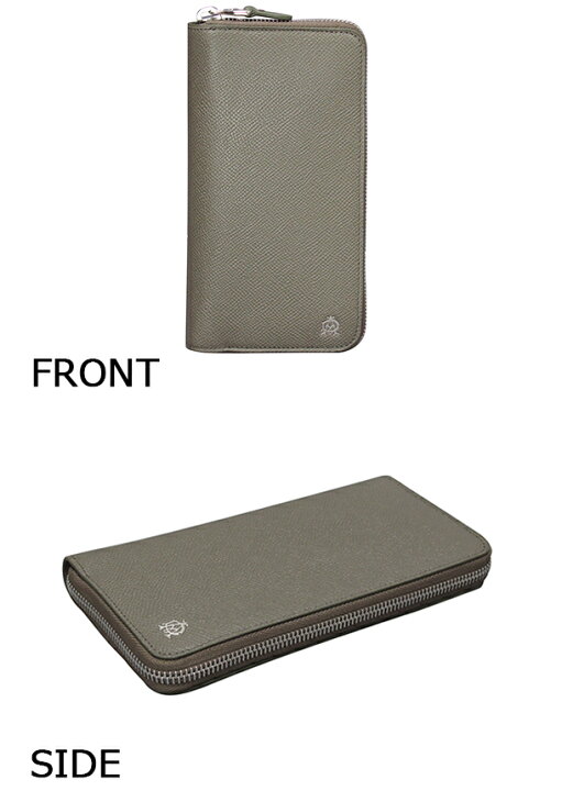 楽天市場】ダンヒル 長財布 カーキグレー×ライトグレー ボードン  
