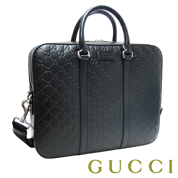 楽天市場】グッチ GUCCI バッグ ブリーフケース ブラック GUCCI  