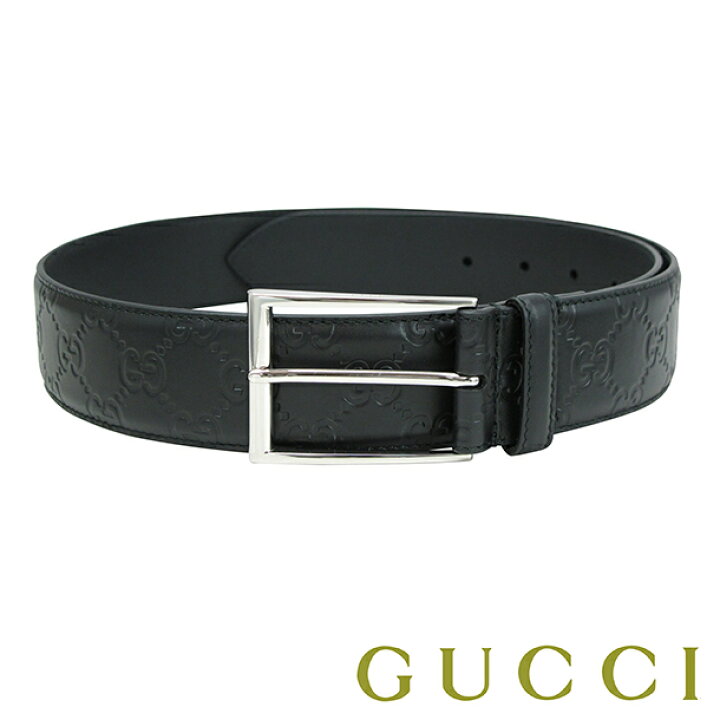 楽天市場】グッチ GUCCI ベルト メンズ ブラック/シルバーカラー  