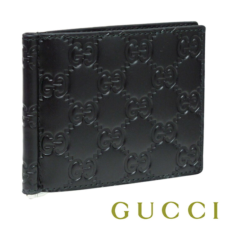 楽天市場】新品 グッチ GUCCI 二つ折り財布/マネークリップ メンズ  