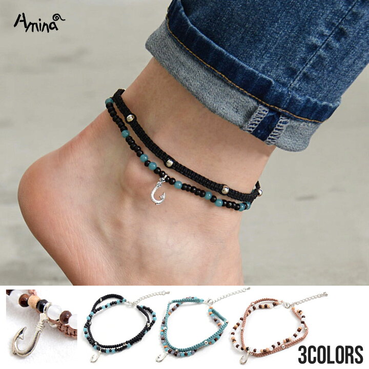 楽天市場】アンクレット メンズ Amina アミナ アクセサリー おしゃれ  