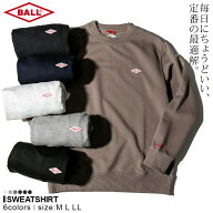 【送料無料】トレーナー メンズ おしゃれ スウェット スエット BALL ボール ブランド 裏毛 男女兼用 レデ…