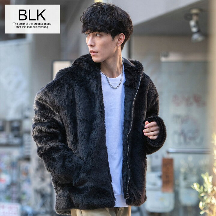 楽天市場】【送料無料】ファーパーカー メンズ アウター ブランド 大人  